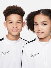 Nike White/Black Dri-FIT Academy Half Zip Training Drill Top - Image 7 of 8