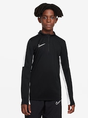 Nike Black/White Dri-FIT Academy Half Zip Training Drill Top - Image 1 of 8
