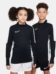 Nike Black/White Dri-FIT Academy Half Zip Training Drill Top - Image 4 of 8