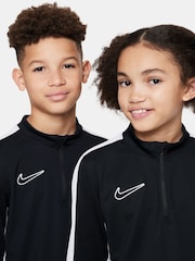 Nike Black/White Dri-FIT Academy Half Zip Training Drill Top - Image 7 of 8