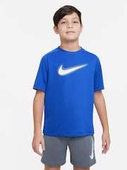 Nike Safety Orange Dri-FIT Multi Graphic Training T-Shirt - Image 1 of 4