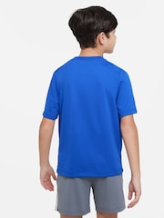 Nike Safety Orange Dri-FIT Multi Graphic Training T-Shirt - Image 2 of 4