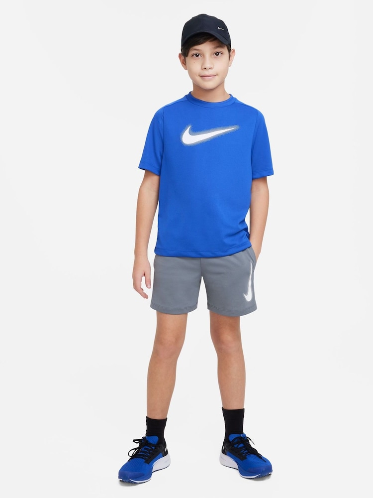 Nike Safety Orange Dri-FIT Multi Graphic Training T-Shirt - Image 4 of 4