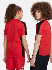 Nike University Red/Black Dri-FIT Academy Training T-Shirt - Image 2 of 5