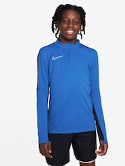 Nike Royal Blue /Navy/White Dri-FIT Academy 25 Half Zip Drill Top - Image 1 of 7