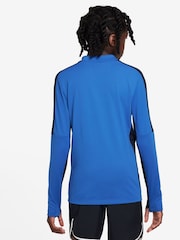 Nike Royal Blue /Navy/White Dri-FIT Academy 25 Half Zip Drill Top - Image 2 of 7