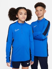 Nike Royal Blue /Navy/White Dri-FIT Academy 25 Half Zip Drill Top - Image 3 of 7