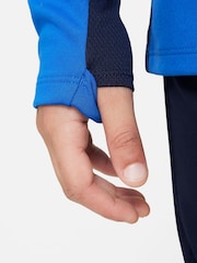 Nike Royal Blue /Navy/White Dri-FIT Academy 25 Half Zip Drill Top - Image 7 of 7