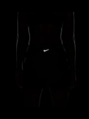 Nike Black Dri FiT Swift Mid Rise 3 Inch 2 in 1 Running Shorts with Pockets - Image 9 of 10