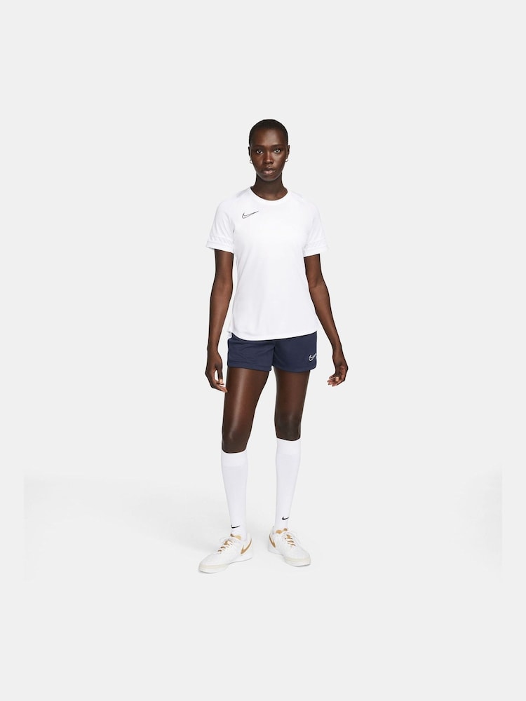 Nike Navy Dri-FIT Academy Training Shorts - Image 6 of 6