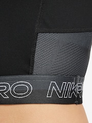Schwarz - Nike Pro Dri-fit Femme Kurzer Trägertop - Bild 3 von 3