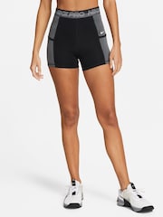 Nike Black/Grey Pro Dri-FIT 3-Inch Shorts - Image 1 of 5