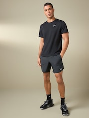 Nike Black Dri-FIT Miler Running T-Shirt - Image 2 of 4