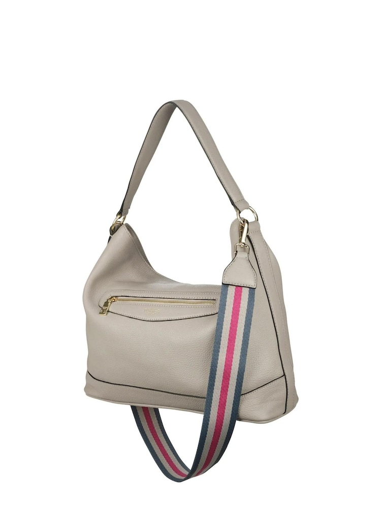 Osprey London Green The Hendrix Leather Hobo Bag - Image 1 of 3