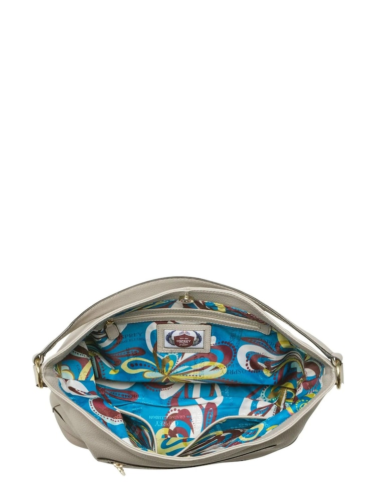 Osprey London Green The Hendrix Leather Hobo Bag - Image 3 of 3