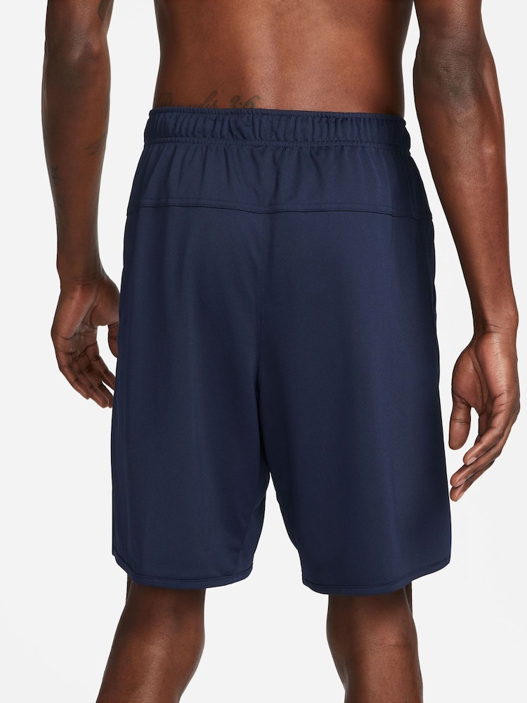 Nike Navy Totality Dri-FIT 9 inch Unlined Training Shorts - Image 2 of 7