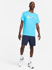 Nike Navy Totality Dri-FIT 9 inch Unlined Training Shorts - Image 7 of 7
