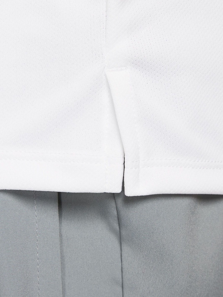 Nike White Dri-FIT Miler Running Vest Top - Image 10 of 12