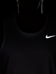 Nike White Dri-FIT Miler Running Vest Top - Image 11 of 12