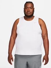 Nike White Dri-FIT Miler Running Vest Top - Image 4 of 12