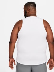 Nike White Dri-FIT Miler Running Vest Top - Image 5 of 12