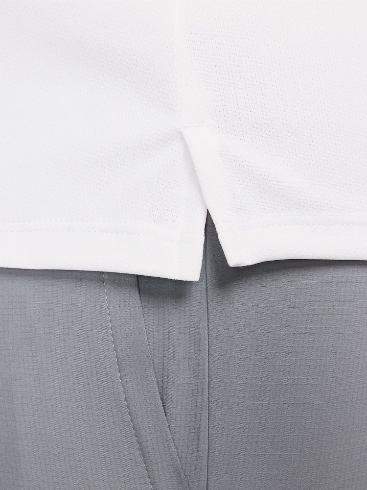 Nike White Dri-FIT Miler Running Vest Top - Image 9 of 12