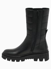 Gabor Jelena Black Leather Fashion Boots - Image 2 of 5