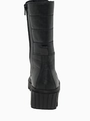 Gabor Jelena Black Leather Fashion Boots - Image 4 of 5