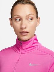 Nike Pink Dri-FIT Pacer 1/4Zip Running Top - Image 4 of 7