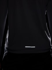 Nike Light Grey Dri-FIT Pacer 1/4Zip Running Top - Image 7 of 7