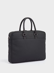 OSPREY LONDON Waxed Canvas & Glazed Calf Leather Grantham Laptop Bag - Image 3 of 7