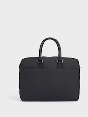OSPREY LONDON Waxed Canvas & Glazed Calf Leather Grantham Laptop Bag - Image 6 of 7