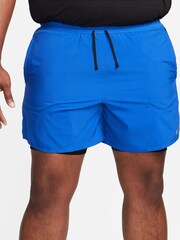 Nike Blue Dri-FIT Stride 7 Inch 2-In-1 Running Shorts - Image 6 of 14