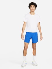 Nike Blue Dri-FIT Stride 7 Inch 2-In-1 Running Shorts - Image 7 of 14