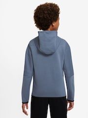 Diffuses Blau - Nike Tech Fleece-Kapuzensweatshirt - Bild 2 von 3