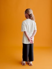 Ecru Oversized Embellished Graphic T-Shirt (3-16yrs) - Image 3 of 8