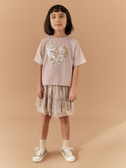 Pink Heart Sequin T-Shirt (3-16yrs) - Image 2 of 7