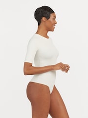 SPANX® Suit Yourself Ribbed Short Sleeve Tummy Control Bodysuit - Image 3 of 4