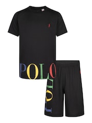 Polo Ralph Lauren Logo T-Shirt And Shorts Pyjamas - Image 1 of 4