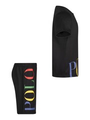 Polo Ralph Lauren Logo T-Shirt And Shorts Pyjamas - Image 4 of 4