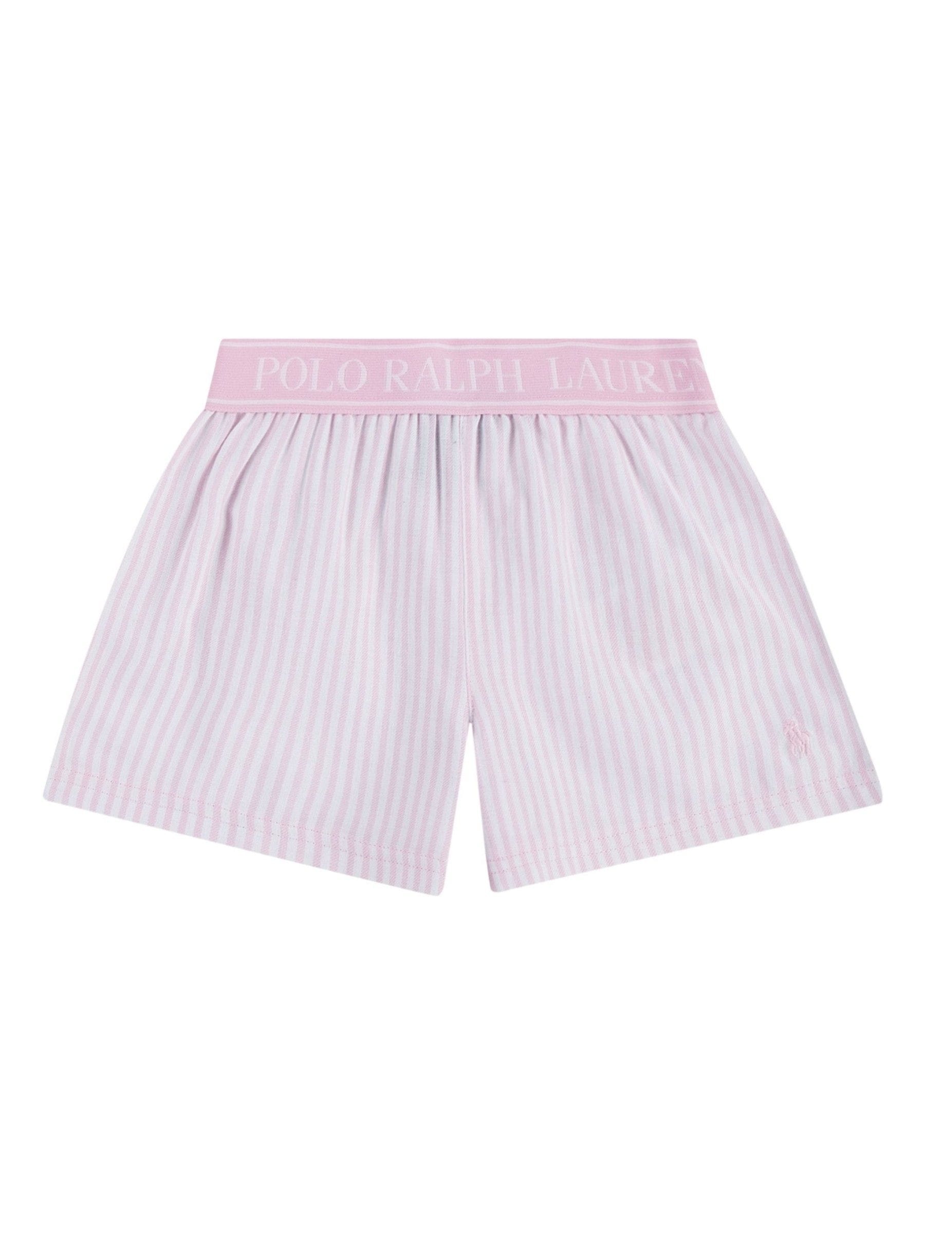Buy Polo Ralph Lauren Pink Pony Logo T Shirt And Shorts Pyjamas Set from Next Luxembourg