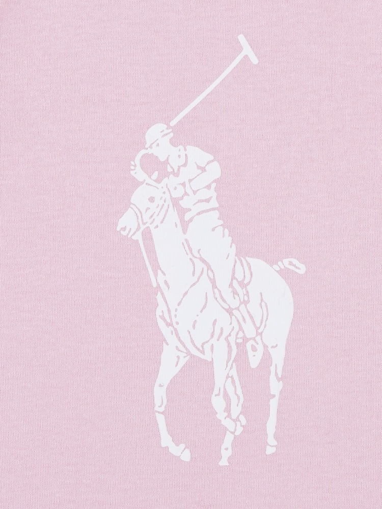Polo Ralph Lauren Pink Pony Logo T-Shirt And Shorts Pyjamas Set - Image 4 of 5