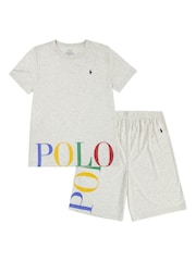 Polo Ralph Lauren Logo T-Shirt And Shorts Pyjamas - Image 1 of 6