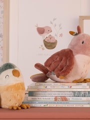 Little Dutch Pink Flowers and Butterflies Cuddly Toy Bird - Image 4 of 4