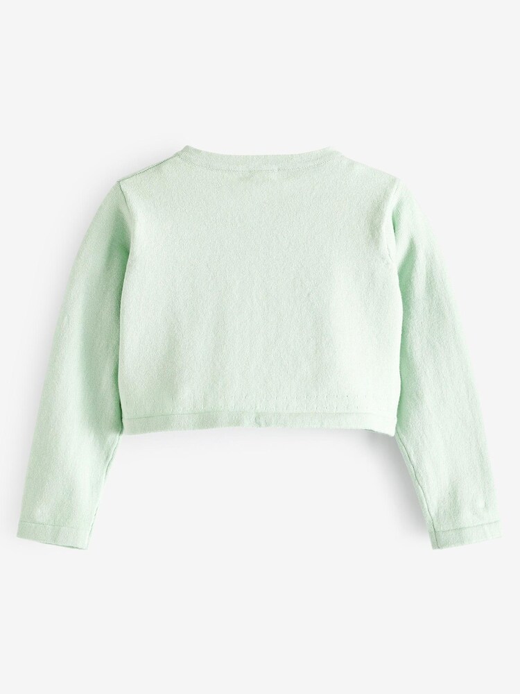 Mint Green Occasion Shrug (3mths-16yrs) - Image 5 of 5