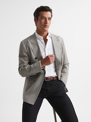 Reiss Tan Martin Formal Suit Belt - Image 2 of 6