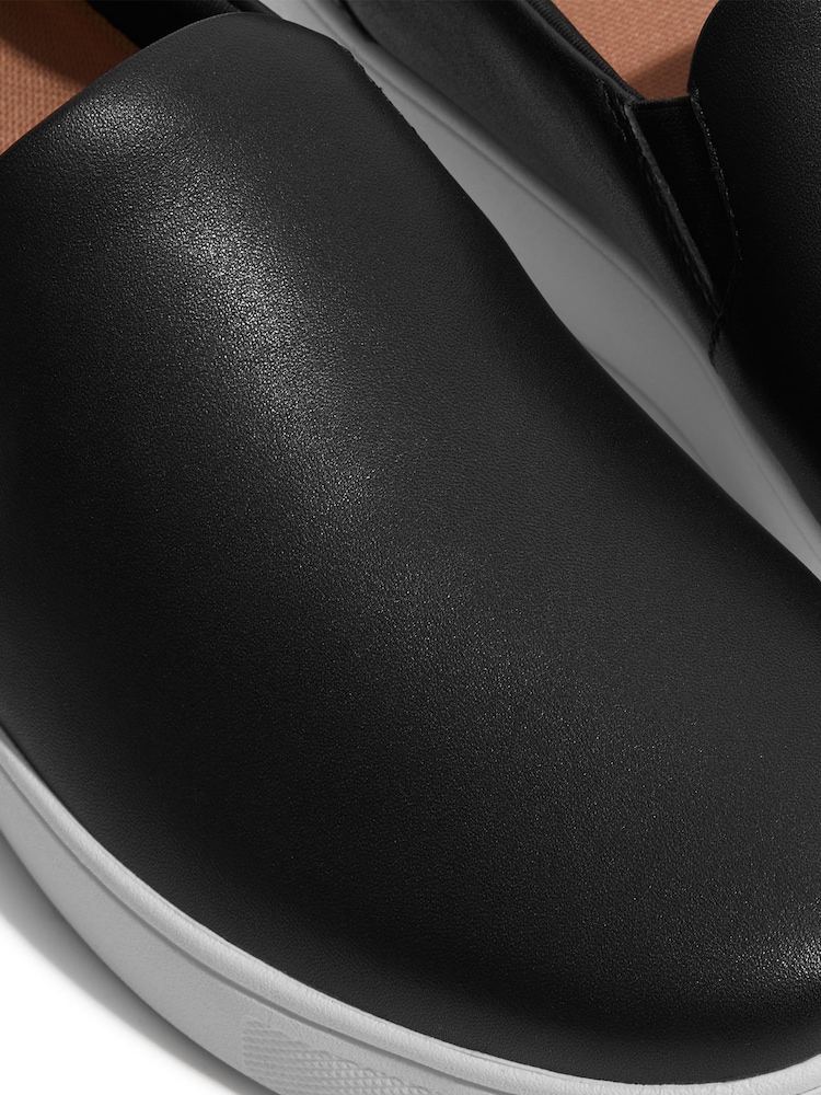 FitFlop Rally Leather Slip-On Skate Trainers - Image 4 of 4