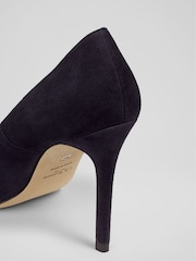LK Bennett Blue Fern Suede Pointed Courts - Image 4 of 4
