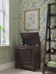 Laura Ashley Dark Broughton Bathroom Laundy Hamper - Image 2 of 6