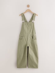 Sage Green Denim Barrel Dungaree Jumpsuit - Image 5 of 7